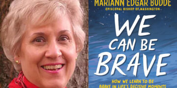 Carol Ludwig (left), executive director of the Vero Beach Center for Spiritual Care, is set to review “How We Learn to Be Brave” by Mariann Edgar Budde.