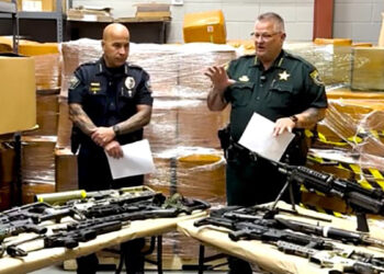 Authorities in Brevard County seized more than 92,000 pounds of illegal substances along with an arsenal of firearms and explosive devices.