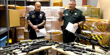 Authorities in Brevard County seized more than 92,000 pounds of illegal substances along with an arsenal of firearms and explosive devices.