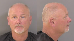 Mark Peter Selles, 60, was arrested after allegedly exposing himself in a public hot tub in Sebastian.