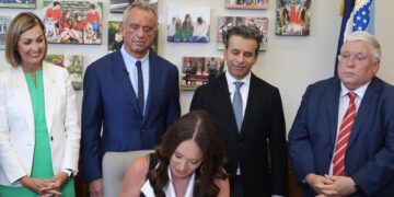 U.S. Secretary of Agriculture Brooke L. Rollins, joined by Secretary of Health and Human Services Robert F. Kennedy Jr., hosted Iowa Governor Kim Reynolds and West Virginia Governor Patrick Morrisey and signed six new food choice state waivers