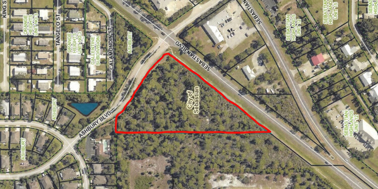 Ameron Boat & RV Storage site plan in Sebastian next to the Ashbury community