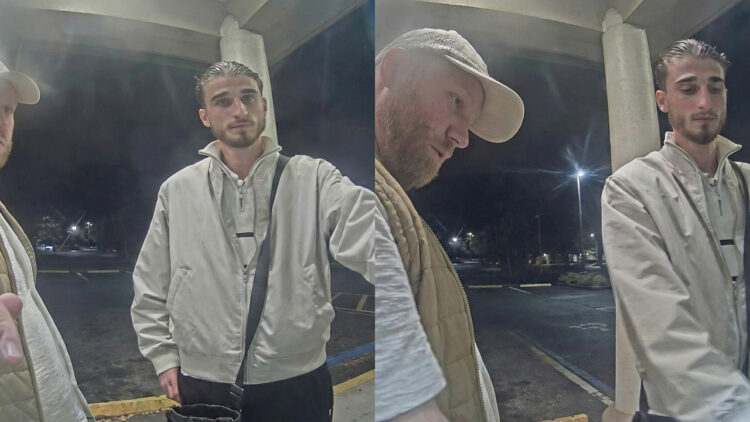 Suspect 1 (right) and Suspect 2 (left) - Images sharpened by Sebastian Daily