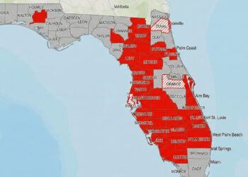Florida drought conditions (Florida Forest Service)