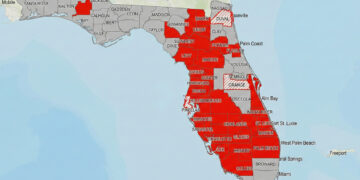 Florida drought conditions (Florida Forest Service)