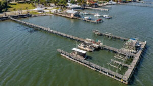 The Sembler waterfront property next to Fisherman's Landing (Credit: One Sotheby's Int'l Realty)
