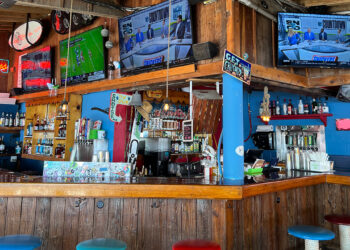 Superbowl shown at Capt. Hirams Resort