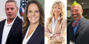 Sebastian Vice Mayor Bob McPartlan, Jennifer Pippin, Melissa Dean, and Robert “Robbie” Hardingham