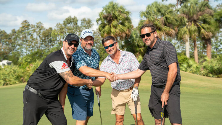 From left to right: Mike Macleary, Garett Guidroz, Anthony Luther, Chris Loftus from Complete Electric