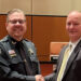 Sheriff Eric Flowers (left) and Board Chairman Deryl Loar (Indian River County)