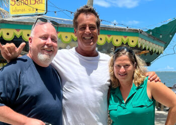 From left to right: Andy Hodges, Peter Dante, and Tina Hodges