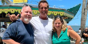 From left to right: Andy Hodges, Peter Dante, and Tina Hodges