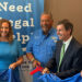 Meredith Egan, Major Fred Jones, Clerk of the Court Ryan Butler, and Commissioner Deryl Loar