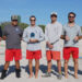 Pictured (left to right) Chief Sean Gibbons, Anthony Hernandez, Shayne Roycroft, Travis Matschner, Shaun Dibble, Chief Dave Rattray