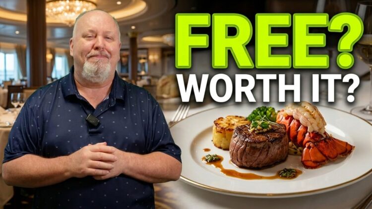 Is Royal Caribbean's FREE Dinner Worth It? | Allure of the Seas Main Dining Room