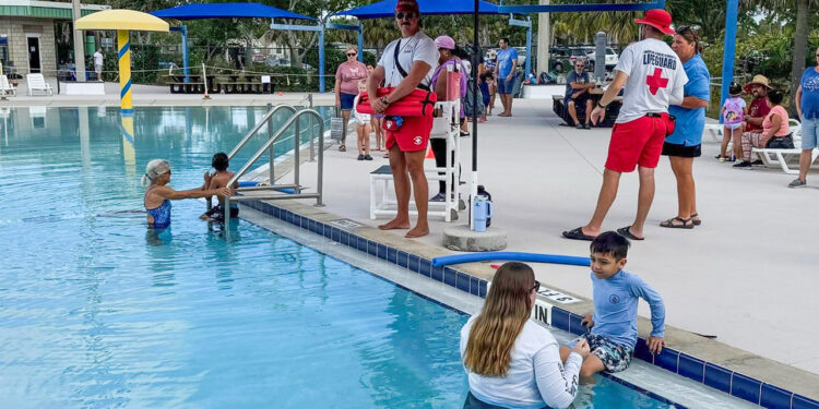 World's Largest Swimming Lesson