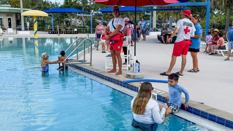 World's Largest Swimming Lesson