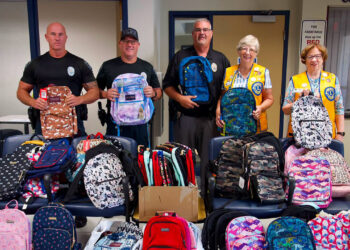 Sebastian Police Department's School Supply Drive