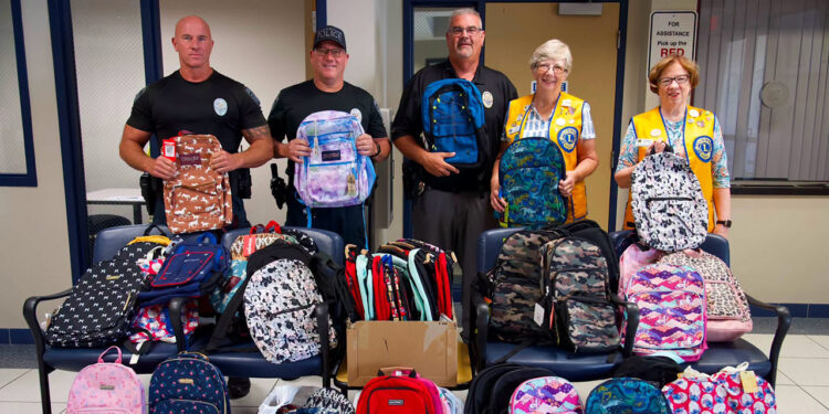 Sebastian Police Department's School Supply Drive