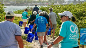 Coastal Cleanup event at the Sebastian Inlet State Park