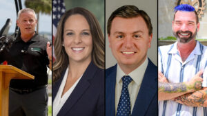 Three Republicans — Bob McPartlan, Jennifer A. Pippin and Daniel Brooks Robinson — are competing in the primary. The winner will face Democrat Robert “Robbie” Hardingham on Nov. 3.
