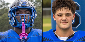 Davion Cypress #64 (left) and Michael Pappas #11 (right)