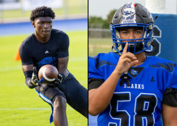 Safety Leroy White and offensive lineman Andrew Montalvo