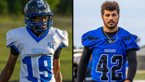 Defensive back Antonio Flemming and tight end/linebacker Gregory Staufenberg