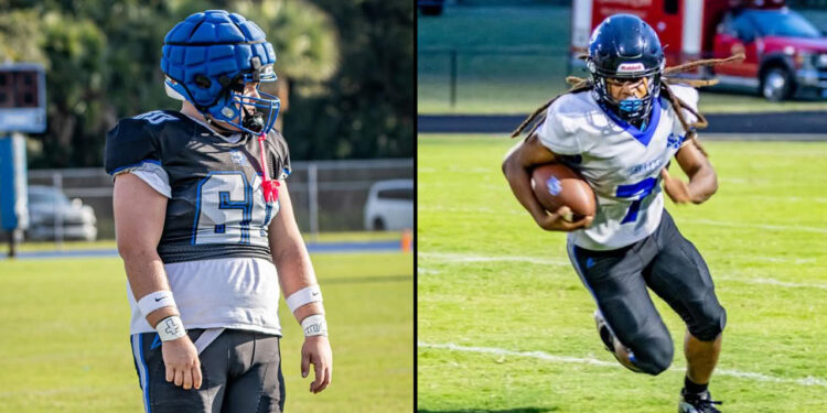 Ryder Luzader (left) and Antoine White (right)