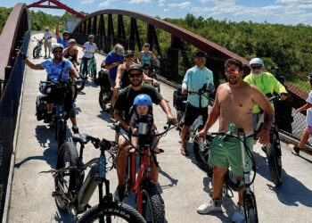 Join E Power Bike Shop for a casual group ride Nov. 8 on the Sebastian Rail Trail to Fellsmere
