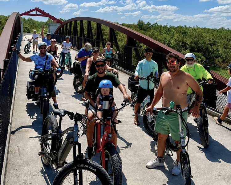 Join E Power Bike Shop for a casual group ride Nov. 8 on the Sebastian Rail Trail to Fellsmere