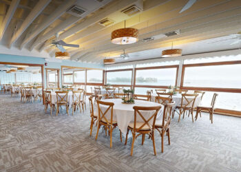 Tiffany Room at Capt. Hirams Resort