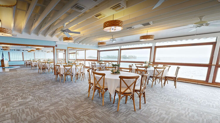 Tiffany Room at Capt. Hirams Resort